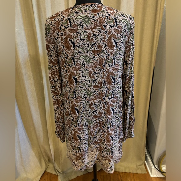 GIMMICKS BY BKE PAISLEY DRESS/TUNIC Size S - Picture 6 of 6